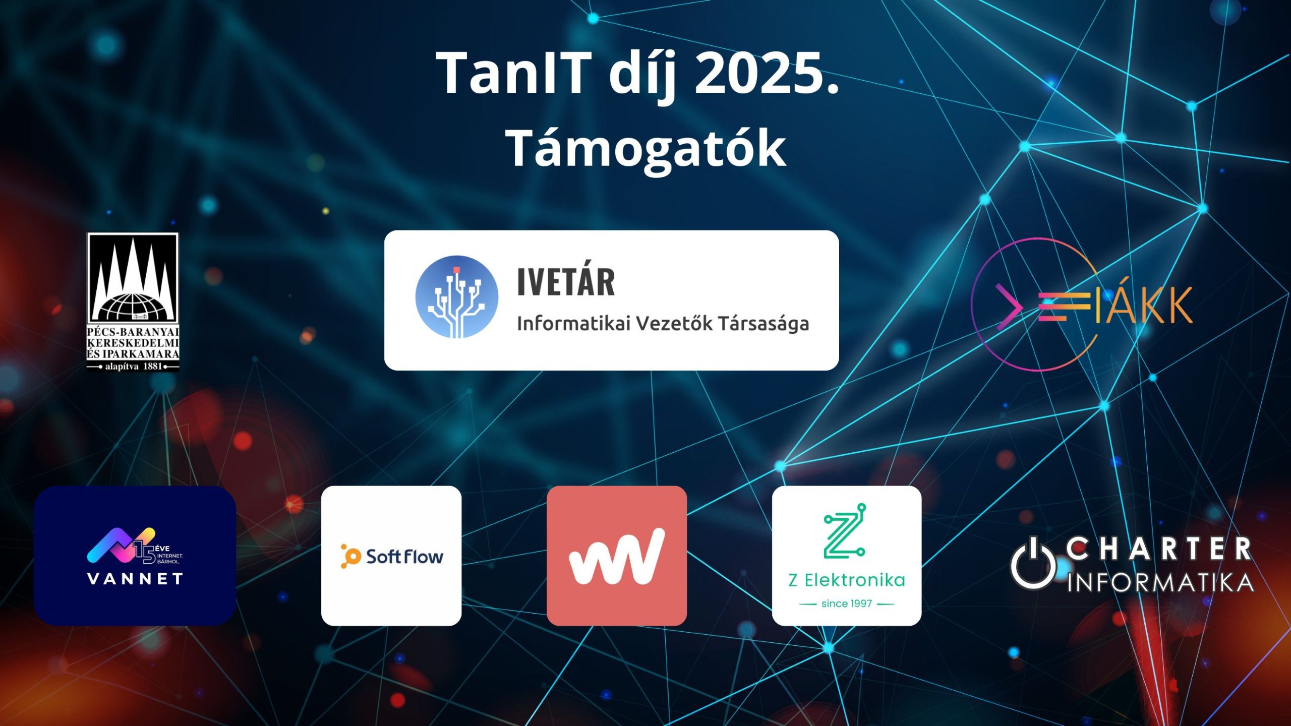 A TanIT Díj 2025-ös támogatói